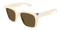 Alexander McQueen AM 0440S - 004 IVORY brown