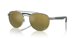 Ray-Ban RB 3736CH - 92696O GUNMETAL green & gold polarized