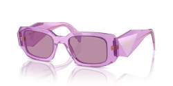 Prada PR 17WS - 13R07Q TRANSPARENT AMETHYST dark violet mirror silver int