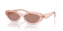 Prada PR 26ZS - 19Q10D TRANSPARENT PEACH light brown