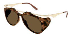 Saint Laurent SL M137 AMELIA - 002 HAVANA/GOLD brown