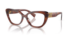 Miu Miu MU 05VV - 11Q1O1 STRIPED TOBACCO