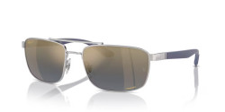 Ray-Ban RB 3737CH - 003/J0 SILVER blue & gold polarized