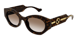Gucci GG 1553S - 002 HAVANA/CRYSTAL brown gradient