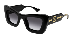 Gucci GG 1552S - 001 BLACK/CRYSTAL grey gradient