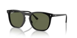 Ray-Ban RB 2210 - 901/58 BLACK polarized green