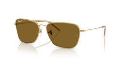 Ray-Ban RBR 0102S CARAVAN REVERSE - 001/83 ARISTA GOLD polar dark brown