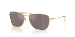Ray-Ban RBR 0102S CARAVAN REVERSE - 001/LB ARISTA GOLD polarized pink