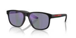 Prada PS 06YS - 1BO10J MATTE BLACK dark blue mirror violet