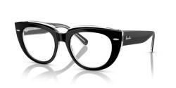 Ray-Ban RX 5586 DOREEN - 2034 BLACK ON TRANSPARENT
