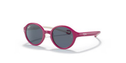 Ray-Ban Junior 9075S - 710187 FUXIA ON CREAM dark grey