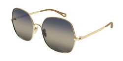 Chloe CH 0282S - 002 GOLD gradient blue/cream/dark green