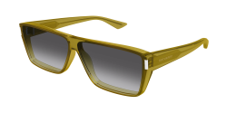 Saint Laurent SL 757 - 004 YELLOW double gradient smoke black