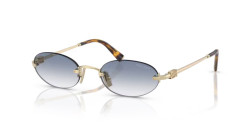 Miu Miu MU A54S - ZVN80O PALE GOLD clear gradient light blue