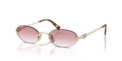Miu Miu MU A54S - ZVN70O PALE GOLD clear gradient pink