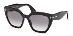 Tom Ford FT 0939 PHOEBE - 01B SHINY BLACK grey