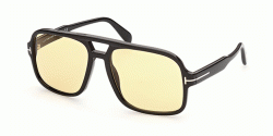 Tom Ford FT 0884 FALCONER - 01E SHINY BLACK yellow