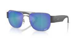 Ray-Ban RB 3756CH - 004/4L GUNMETAL polarized grey mirror blue