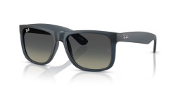 Ray-Ban RB 4165 JUSTIN - 681311 RUBBER BLUE gradient grey
