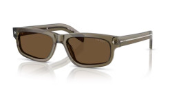 Prada PR B11S - 18T70F TRANSPARENT TERRA dark brown