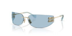 Miu Miu MU A51S - ZVN10P PALE GOLD light blue