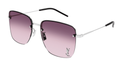 Saint Laurent SL 312M - 011 SILVER red