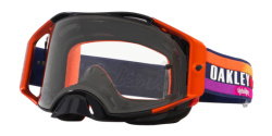 Gogle Oakley OO 7046 AIRBRAKE MX 7046G5 - Troy lee designs navy sunrise Clear