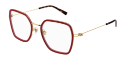 Gucci GG 1850O - 004 BURGUNDY/BROWN