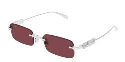 Gucci GG 1808S - 004 SILVER red