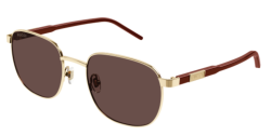 Gucci GG 1799S - 004 GOLD/BURGUNDY brown