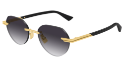 Bottega Veneta BV 1379S - 001 GOLD grey gradient
