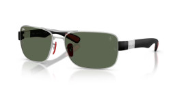 Ray-Ban RB 3763M - F03171 SILVER dark green