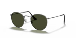 Ray-Ban RB 3447 ROUND METAL - 029 GUNMETAL  g-15 green