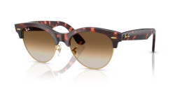 Ray-Ban RB 2341 CLUBMASTER WAY - 143251 PINK TORTOISE ON GOLD clear gradient brown
