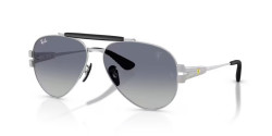 Ray-Ban RB 3762M - F1224L SILVER grey gradient blue