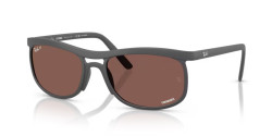 Ray-Ban RB 4452CH - 60171A SAND GREY purple chromance
