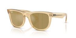 Ray-Ban RBR 0502S WAYFARER REVERSE - 68215A OPAL YELLOW brown mirror gold