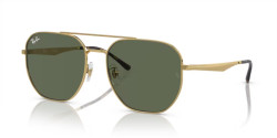 Ray-Ban RB 3724D - 001/71 ARISTA GOLD dark green