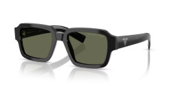 Prada PR 02ZS - 1AB03R BLACK green polarized