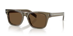 Prada PR A17S - 18T70F TRANSPARENT TERRA dark brown