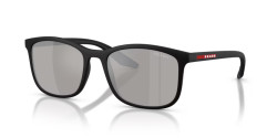 Prada PS A08S - 1BO2B0 MATTE BLACK light grey mirror silver