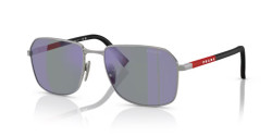 Prada PS A51S - 5AV10J GUNMETAL dark blue mirror violet