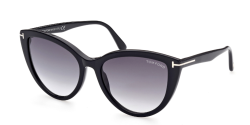 Tom Ford FT 0915 ISABELLA - 01B SHINY BLACK grey