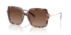 Michael Kors MK 2247U QUOGUE - 4017T5 PINK TORTOISE brown gradient polarized