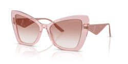 Dolce&Gabbana DG 4489 - 322613 TRANSPARENT POWDER PINK clear gradient brown