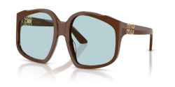 Miu Miu MU A07S - 24D20R CHOCOLATE light blue