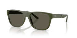 Emporio Armani EA 4243 - 618471 MATTE GREEN dark brown