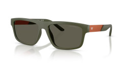 Emporio Armani EA 4244U - 618471 MATTE GREEN dark brown