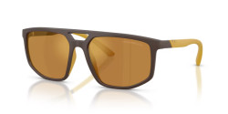 Emporio Armani EA 4248U - 62586H MATTE BROWN brown mirror gold