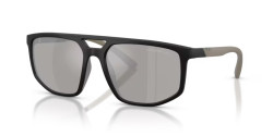 Emporio Armani EA 4248U - 50016G MATTE BLACK light grey mirror silver